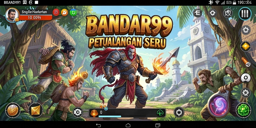 Screenshot BANDAR99 menampilkan karakter utama yang beraksi di dunia petualangan.