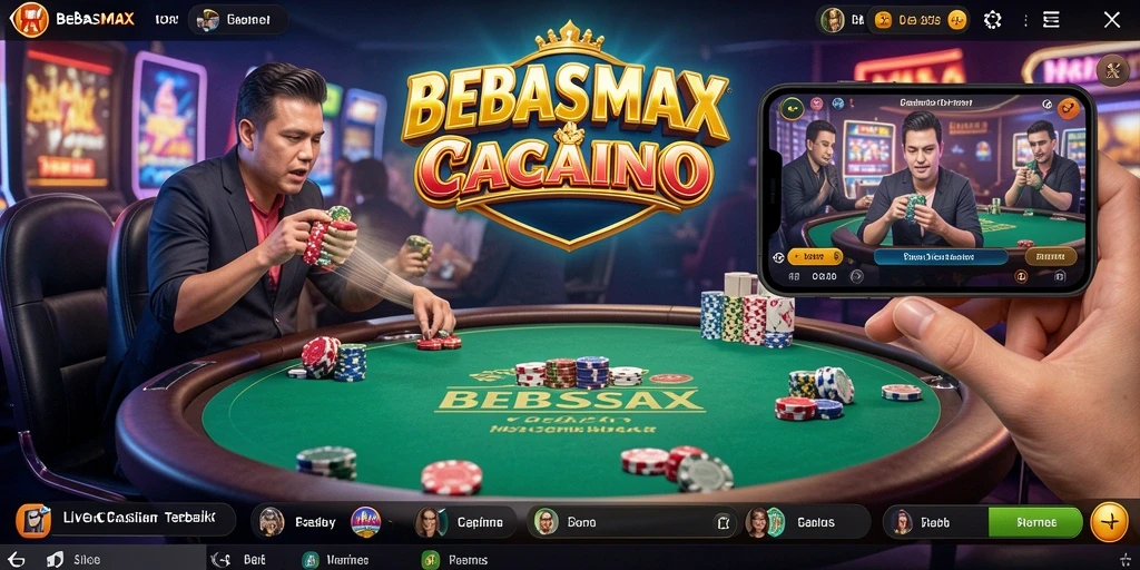 Tampilan menarik dan gameplay seru di BEBASMAX Live Casino.