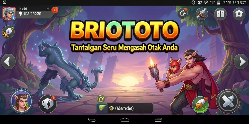 Tampilan gameplay BRIOTOTO yang menarik dan menantang.