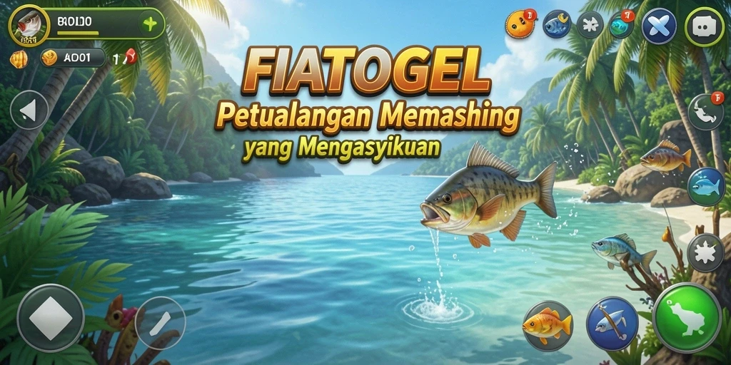 Gameplay Fishing yang menantang dan menyenangkan di FIATOGEL.