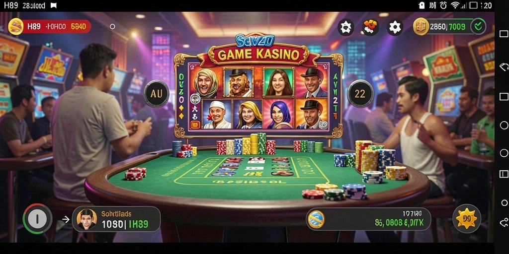 Tampilan gameplay Kasino H89 yang menarik dan mengasyikkan.