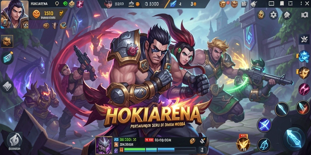 Tampilan gameplay HOKIARENA yang seru dan mendebarkan.