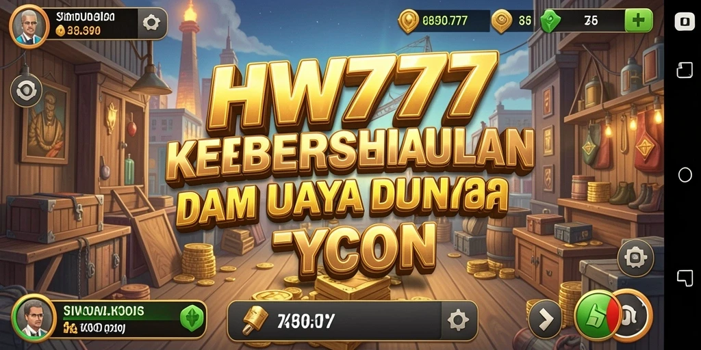Tampilan menarik dari gameplay HW777 yang menantang.