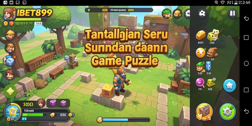 Tampilan gameplay menarik dari IBET899 dengan berbagai tantangan Puzzle.