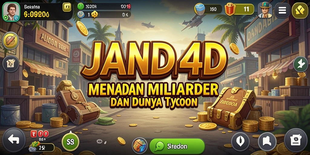Screenshot menampilkan gameplay Tycoon yang menarik dari JANDA4D.
