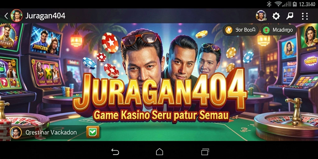 Screenshot gameplay JURAGAN404 menampilkan keseruan permainan Kasino.