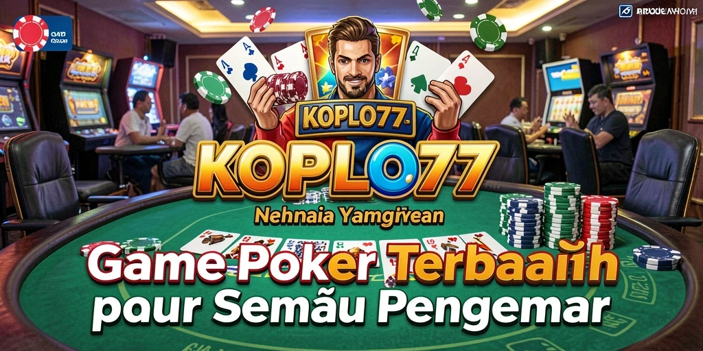 Tampilan permainan poker di KOPLO77 yang seru dan dinamis.