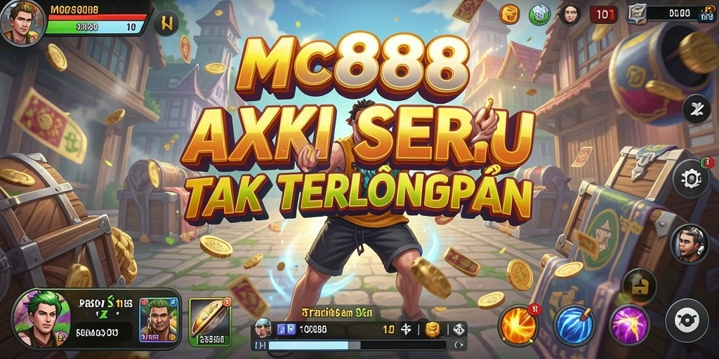 Screenshot gameplay MC888 menampilkan aksi menegangkan dalam pertempuran.