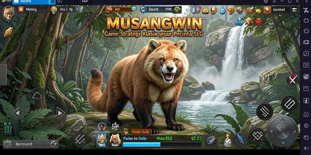 Tampilan tangkapan layar gameplay MUSANGWIN yang strategis dan mendebarkan.