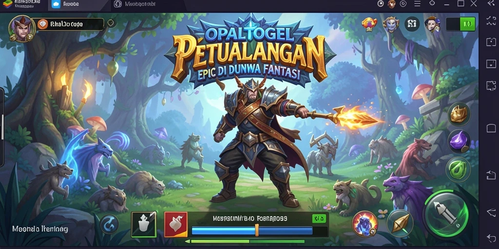 Tampilan gameplay seru dalam petualangan OPALTOGEL.