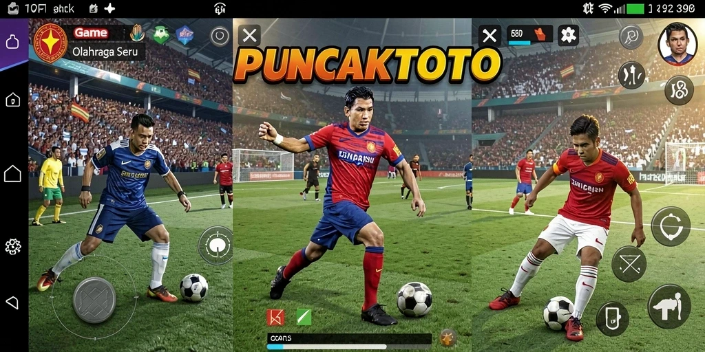 Tampilan utama gameplay PUNCAKTOTO yang menyenangkan dan penuh aksi.