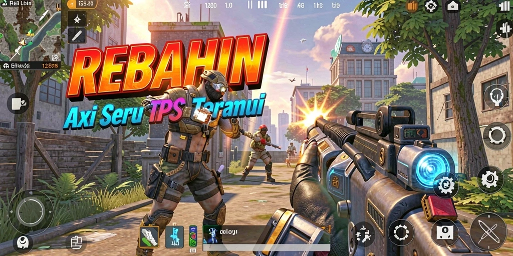 Gameplay seru di dunia pertempuran REBAHIN, aksi tak terbendung.