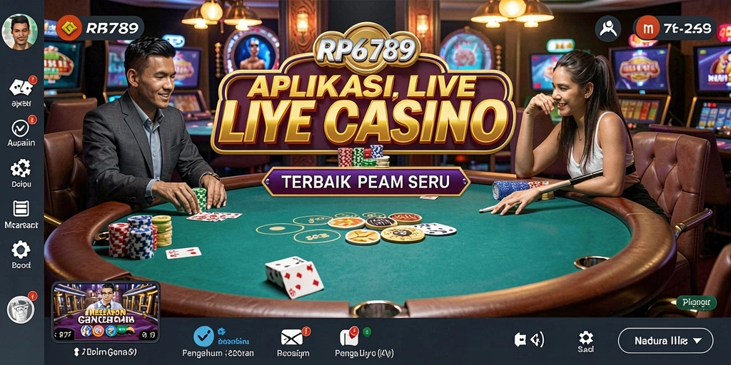 Tampilan menakjubkan gameplay Live Casino di RP6789.