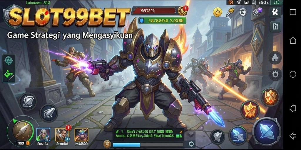 Tampilan gameplay menarik dan penuh strategi di SLOT99BET.