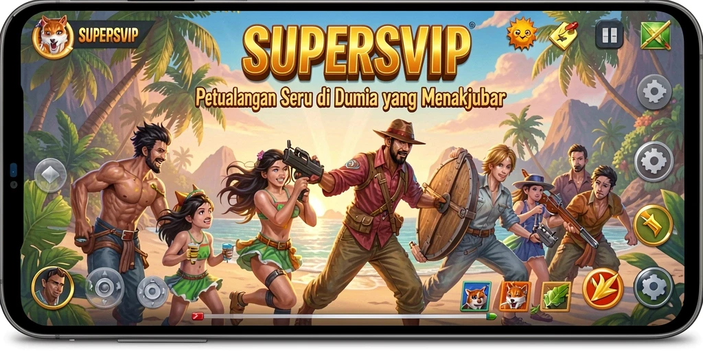 Tampilan gameplay <strong>SUPERSVIP</strong> yang menakjubkan saat menjelajahi dunia petualangan.